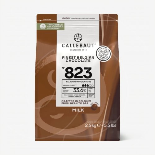 Шоколад молочный CALLEBAUT 33,6% 100 г 823NV-595
