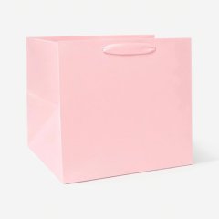 Пакет бумажный для торта Розовый 30х30х30 см 